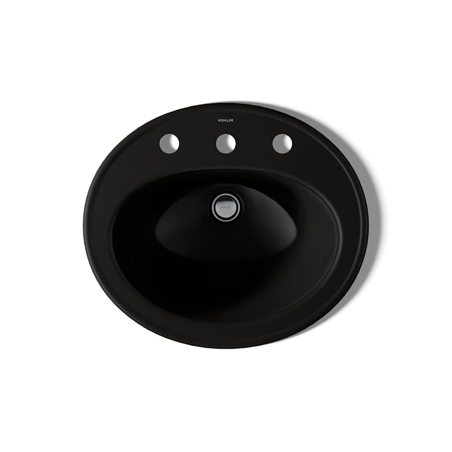 Pennington 16" Drop In Bathroom Sink with 3 Holes Drilled and Overflow