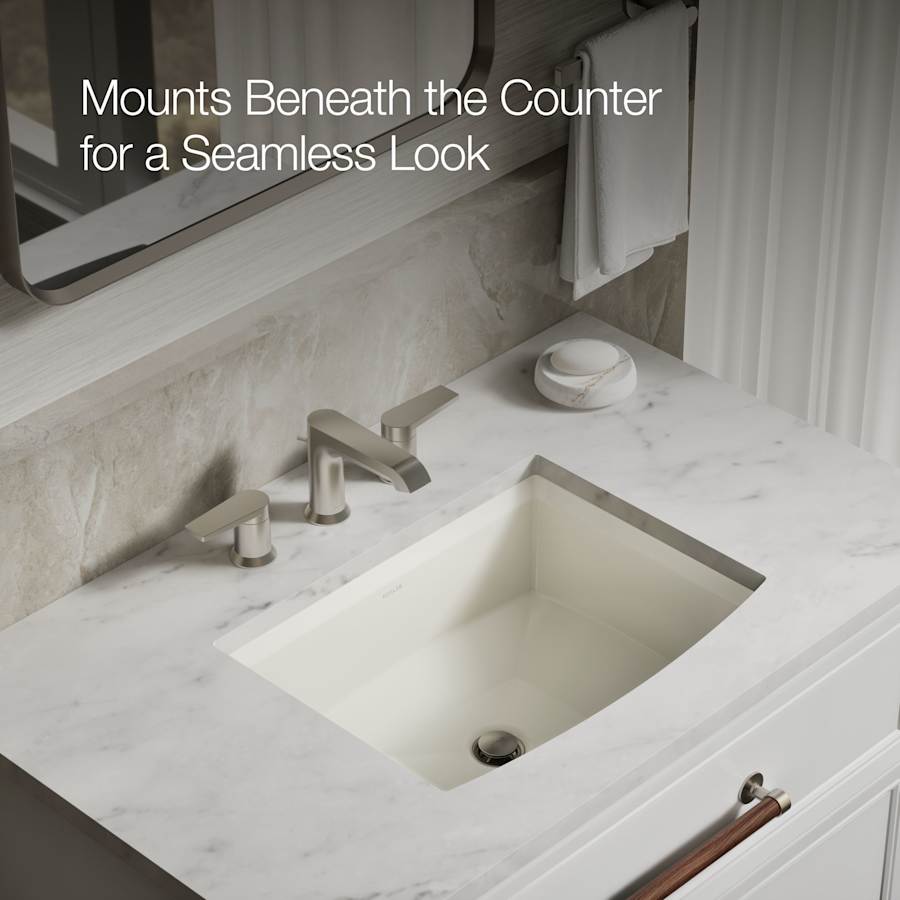 Archer 19-7/8" Undermount Bathroom Sink with Overflow