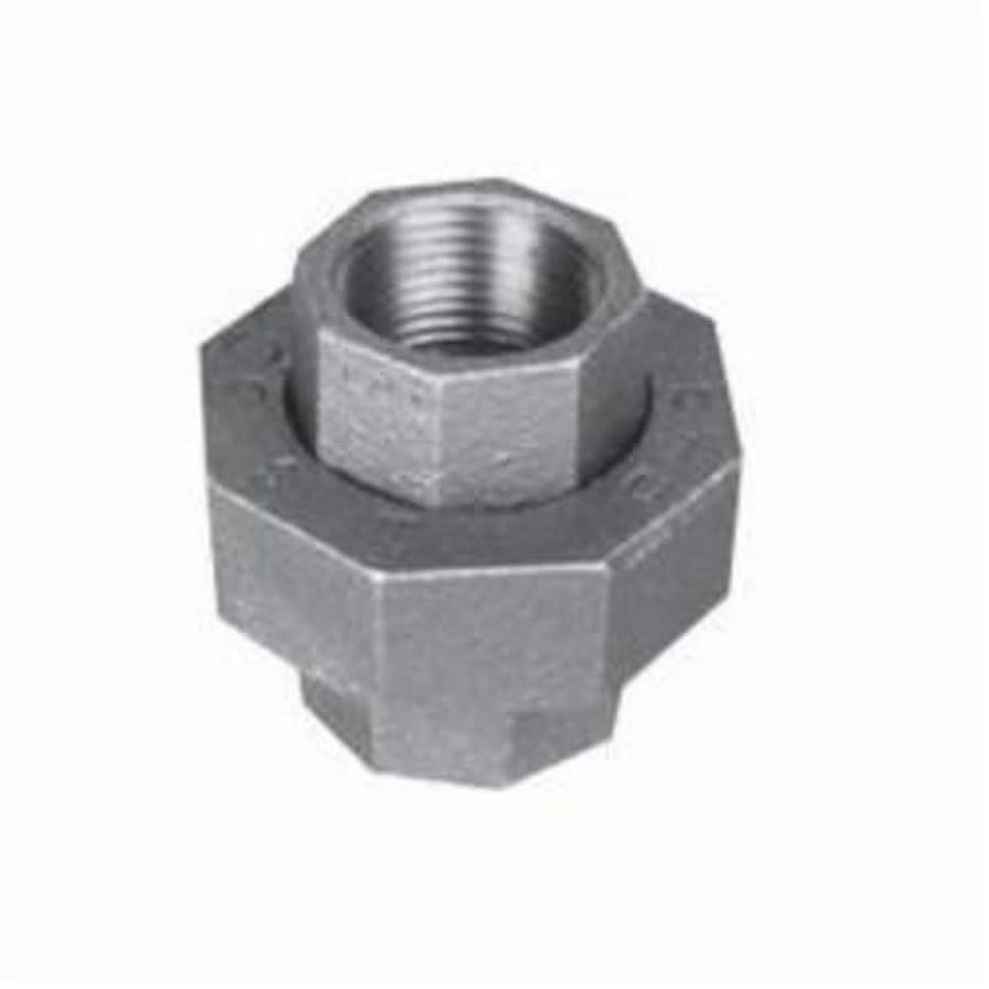 Union, 1-1/2 in, FNPT, 150 lb, Malleable Iron, Galvanized, Domestic
