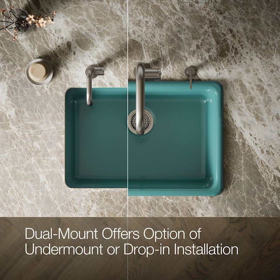 Iron/Tones 27" Undermount Single Basin Enameled Cast Iron Kitchen Sink