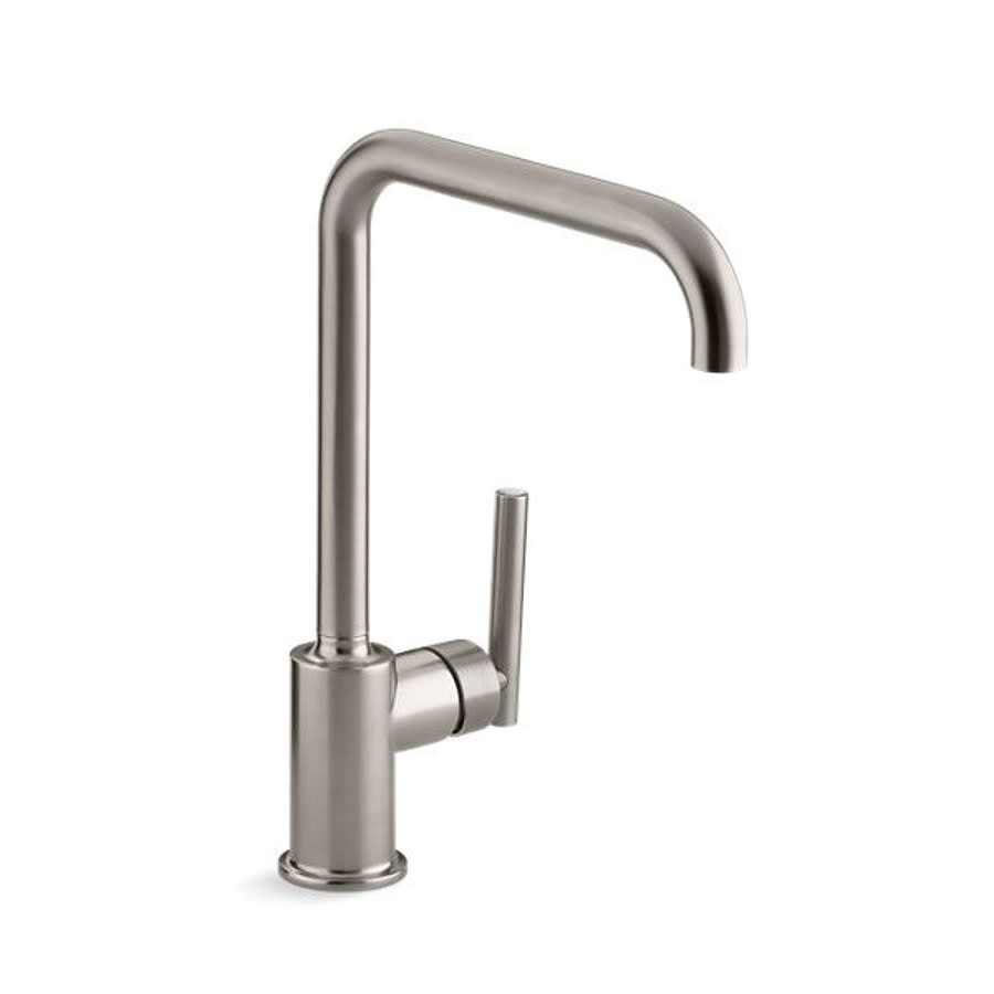Purist® Kitchen Faucet, Deck Mount, ADA, 1 Lever Handle, 1-Hole, Vibrant Stainless
