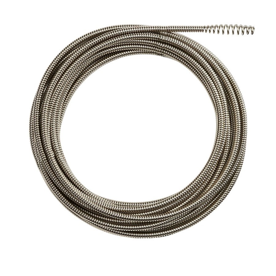 Inner Core Bulb Head Drain Cleaning Cable, 5/16 in, Steel, For Use With Drain Cleaning Machines, 1-1/4 to 2-1/2 in Drain Line