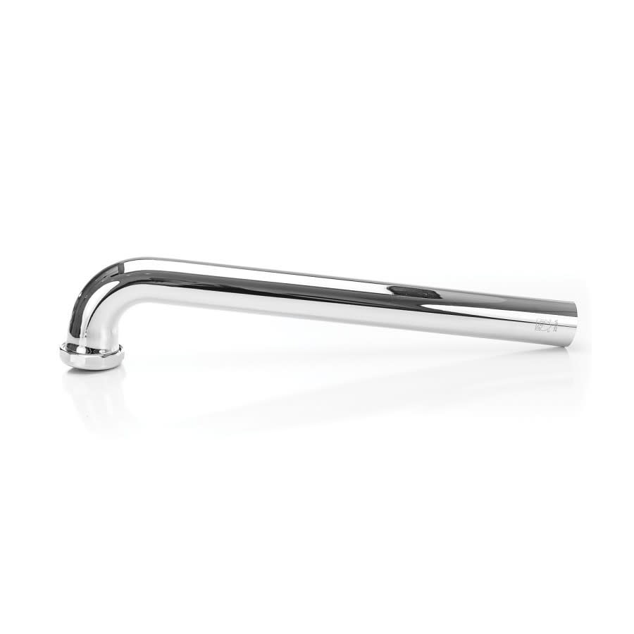 Tubular Waste Arm, 1-1/2 in, Tube x Slip Joint, 20 ga, Chrome