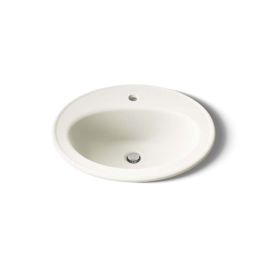 Pennington 20-1/4" Drop In Bathroom Sink with 1 Hole Drilled and Overflow