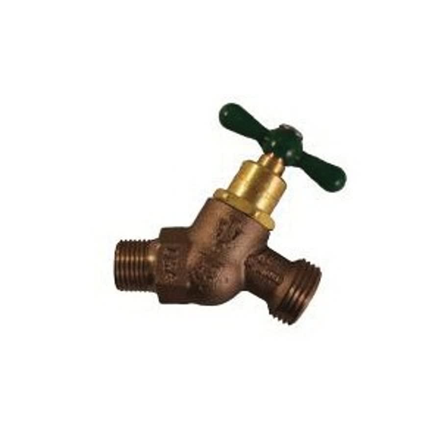 Hose Bibb, 3/4 in Inlet, MNPT, Rough Bronze