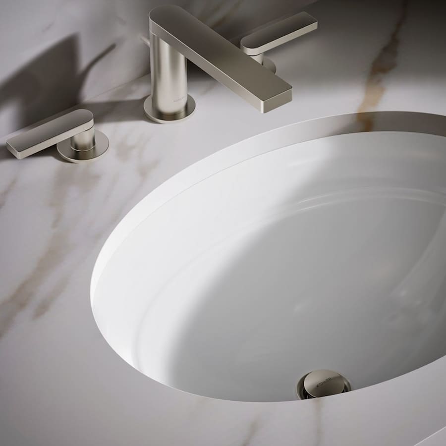 Serif 20-5/8" Undermount Cast Iron Bathroom Sink