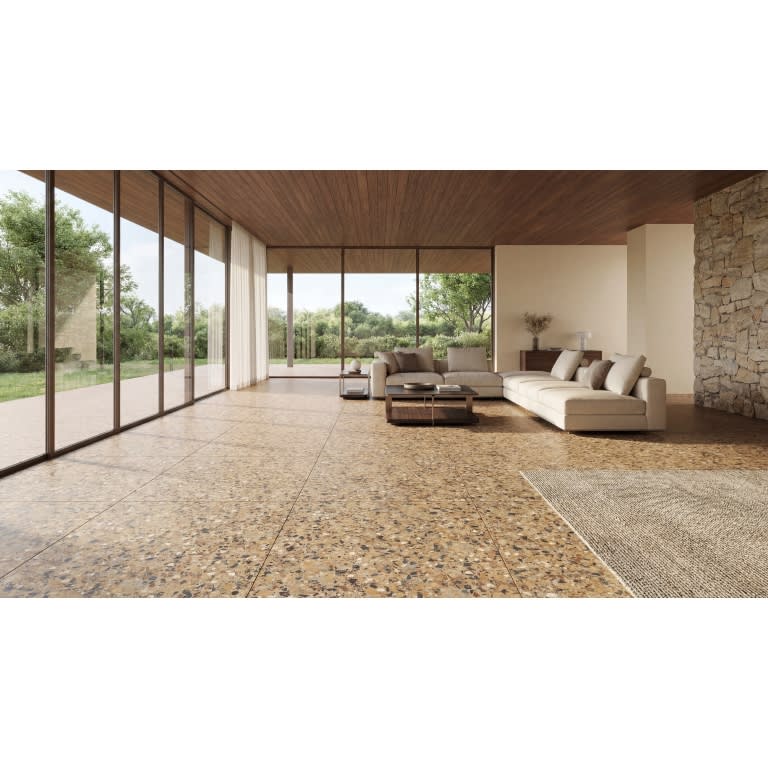 MILZETTI PEBBLE AMBER BR 47X47