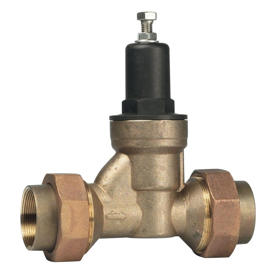 Pressure Reducing Valve, 1-1/4 in, Union FNPT, Bronze