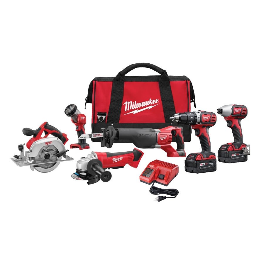 M18™ Cordless Tool Kit, 6 pcs, 3 Ah