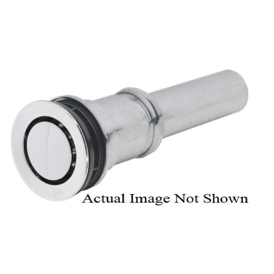 Pop-Down Style Lavatory Drain with a 2-1/4 in, Diameter Flange, Satin Nickel
