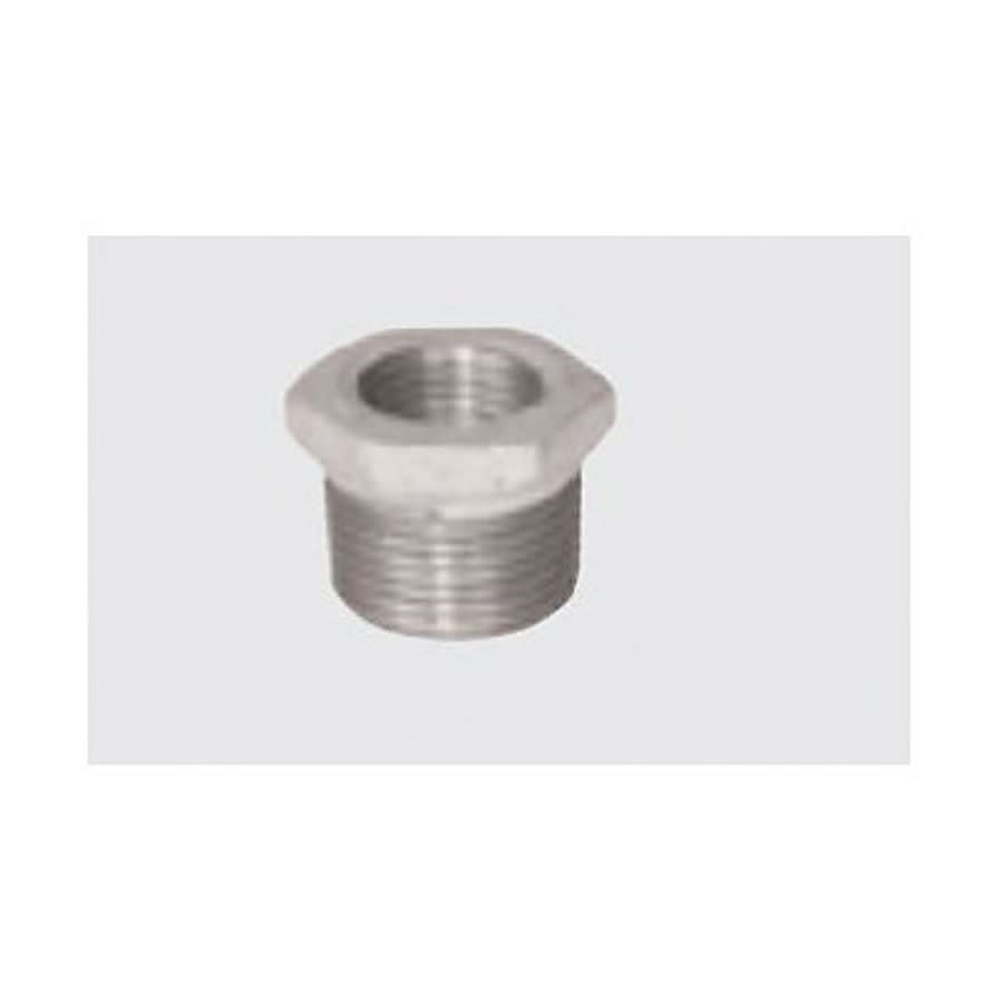 Hex Head Bushing, 1-1/2 x 1 in, MNPT x FNPT, 150 lb, Malleable Iron, Galvanized
