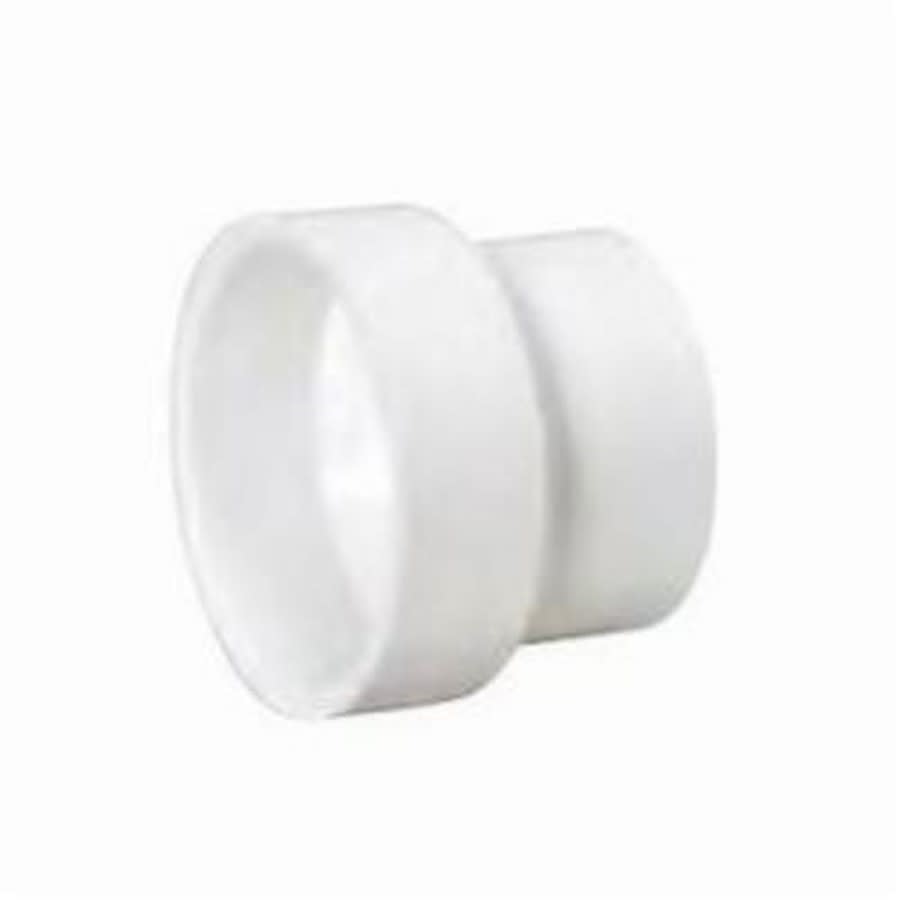 Reducer Coupling, 4 x 2 in, Hub, DWV, PVC