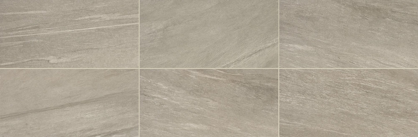 Montesano Medium Gray Chevron 2X5 Matte