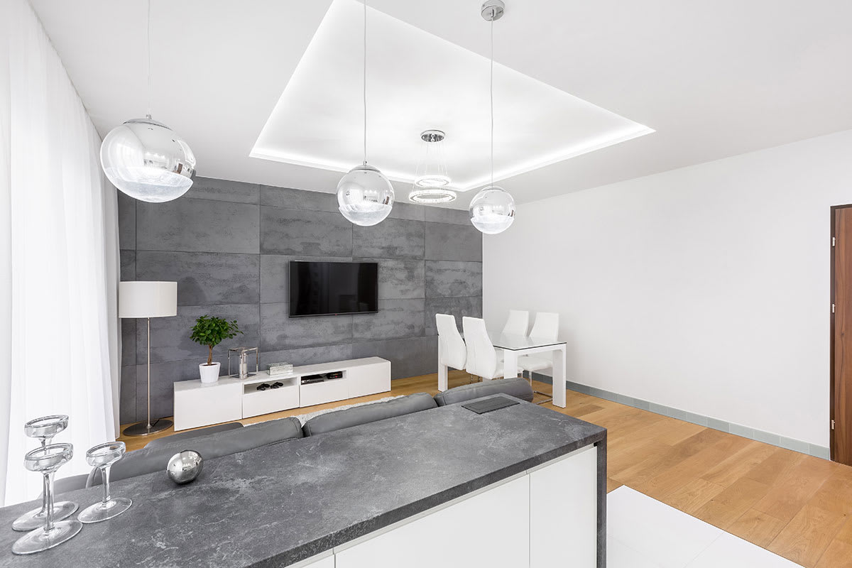 Gray Glossy Single Bull Nose