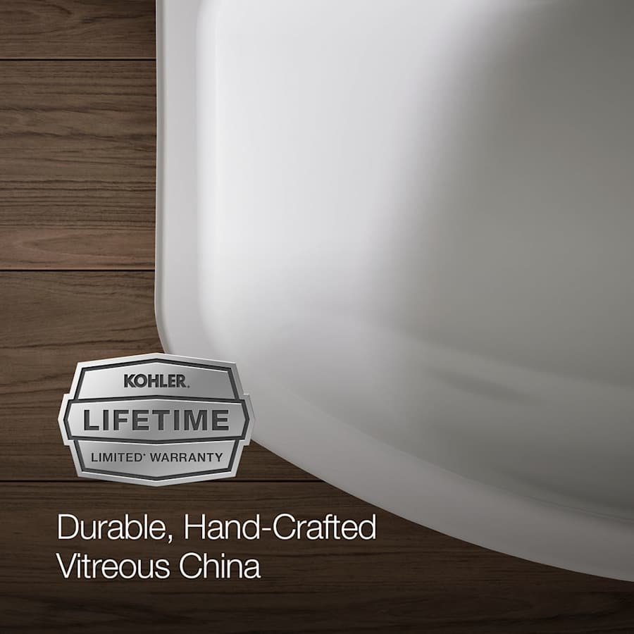 Cimarron 21" Pedestal Bathroom Sink with 3 Holes Drilled and Overflow
