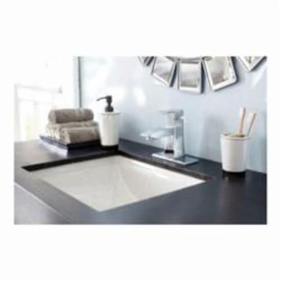 Logan Square™ Under Mount Lavatory Sink, ADA, 20-3/4 x 17-3/8 x 7-7/16 in, Vitreous China, White