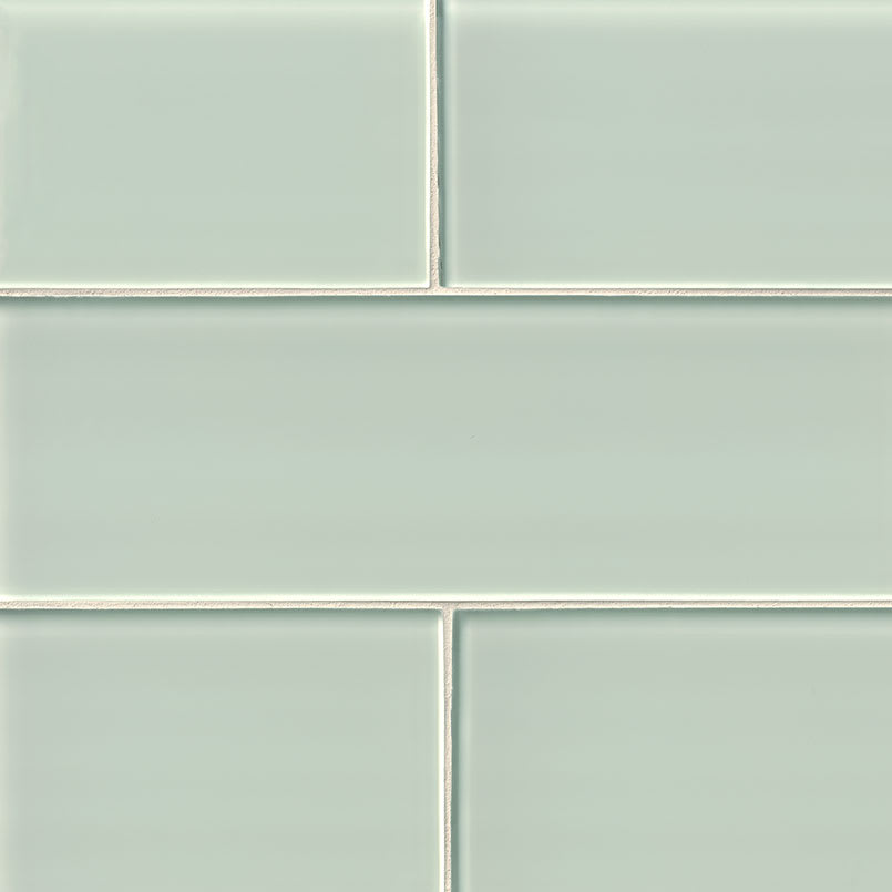 Arctic Ice Glass Subway Tile