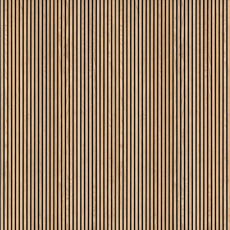 Natural Acoustic Wood Slat Panels