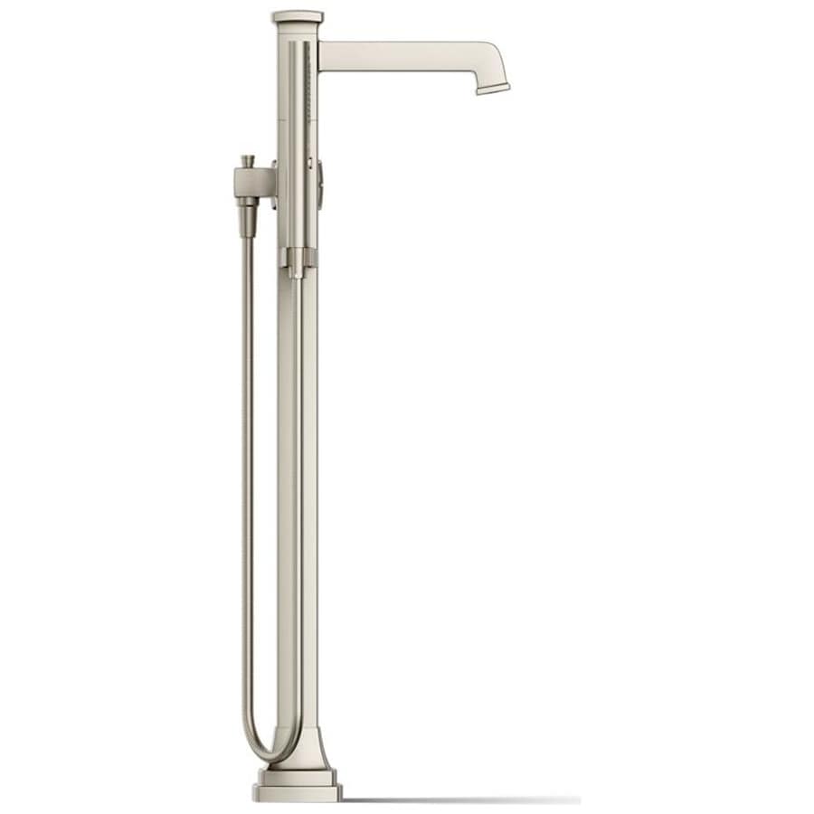 Riff Floor Mounted Tub Filler with Built-In Diverter - Includes Hand Shower