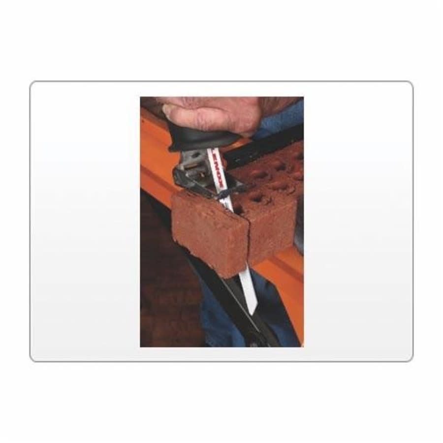Diamond™ Carbide Grit Reciprocating Saw Blade, 8 in L, 24 tpi, 0.04 in THK, 2-Pack