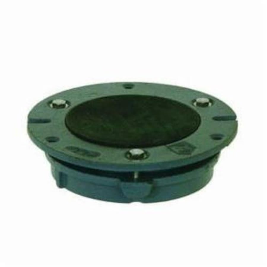 Closet Flange, 4 in, Instant Set, 7 in OD, Cast Iron, Blue, Domestic