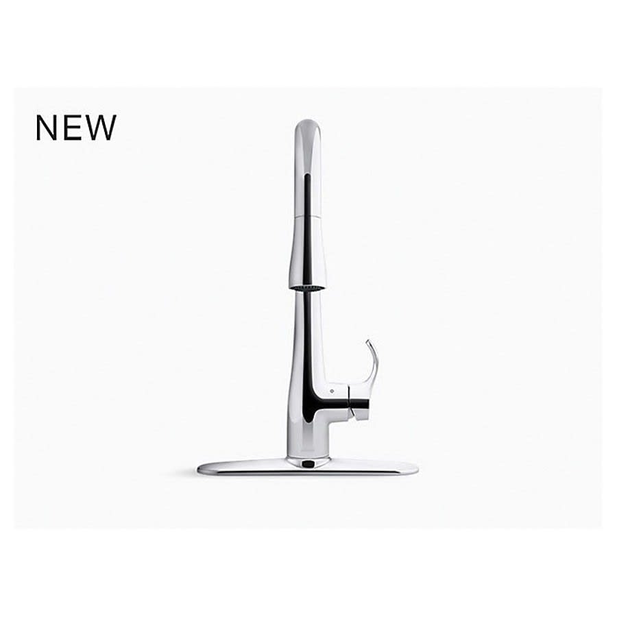 Simplice® Kitchen Touchless Faucet, Deck Mount, ADA, 1 Lever Handle, 1 or 3-Hole, Polished Chrome