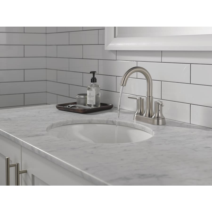 Trinsic 1.2 GPM Centerset Bathroom Faucet with Metal Push-Pop Drain Assembly