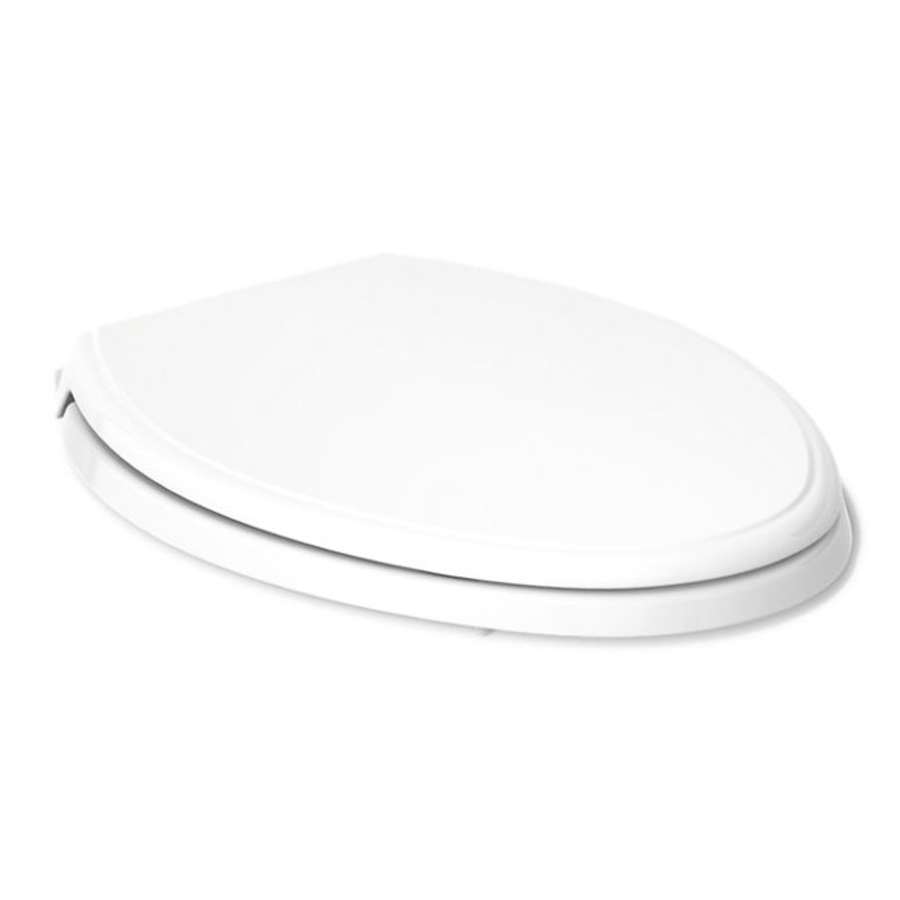 Glenbury Elongated Closed-Front Toilet Seat with Soft Close and Quick Release