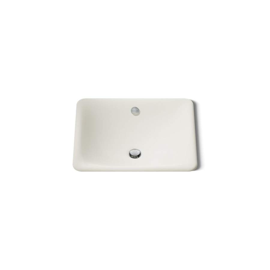 Iron Plains 18-9/16" Drop In Enameled Cast Iron Bathroom Sink with Overflow