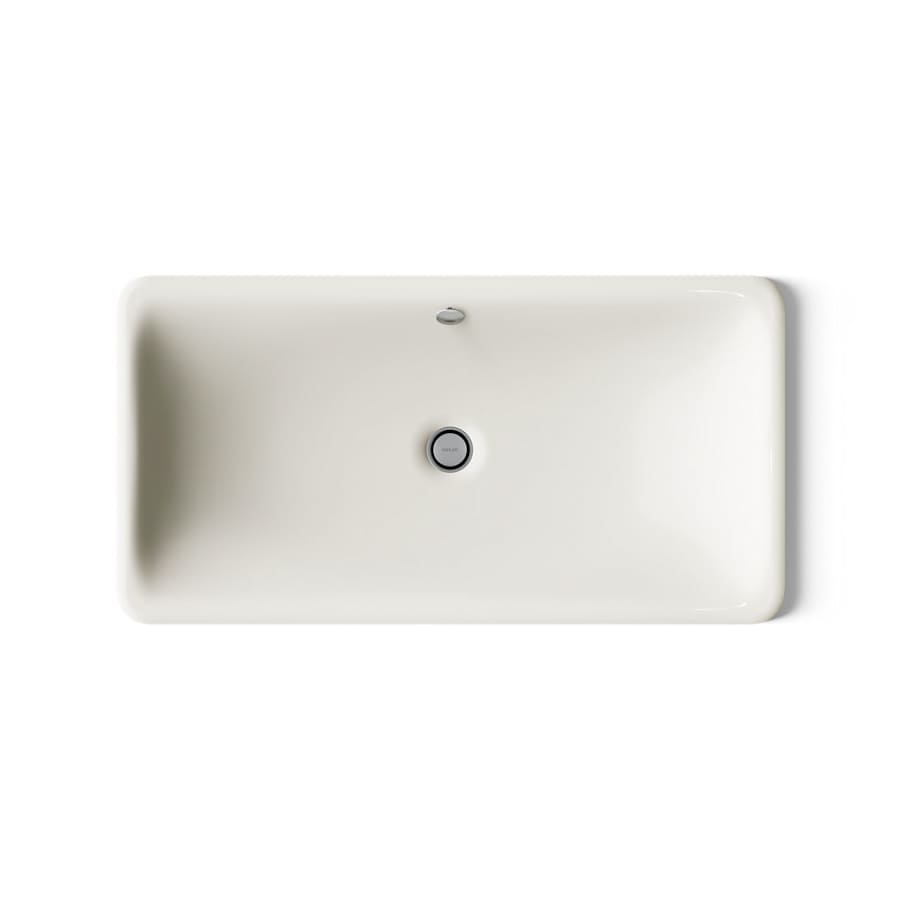 Iron Plains 30" Cast Iron Drop-In or Undermount Bathroom Sink with Overflow