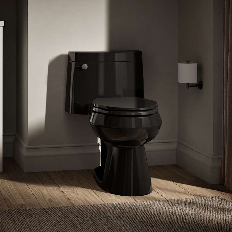 Cimarron 1.28 GPF Elongated One-Piece Comfort Height Toilet with AquaPiston Flush Technology - Seat Included