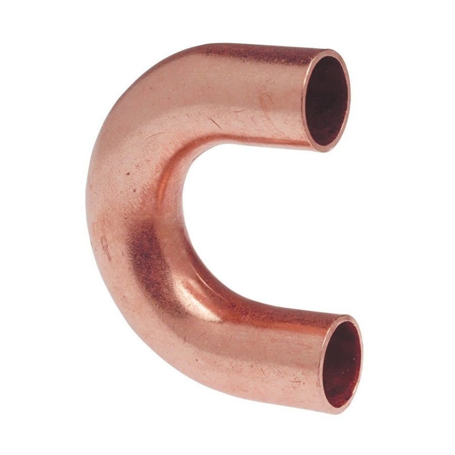 Return Bend, 1/2 x 2-1/2 in, C, Copper
