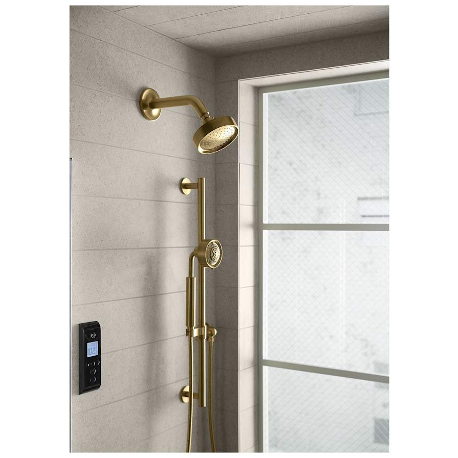 Purist 8-3/8" Wall Mounted Shower Arm and Flange
