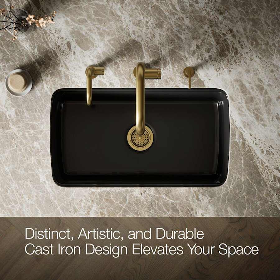 Cape Dory 33" Single Basin Under-Mount Enameled Cast-Iron Kitchen Sink