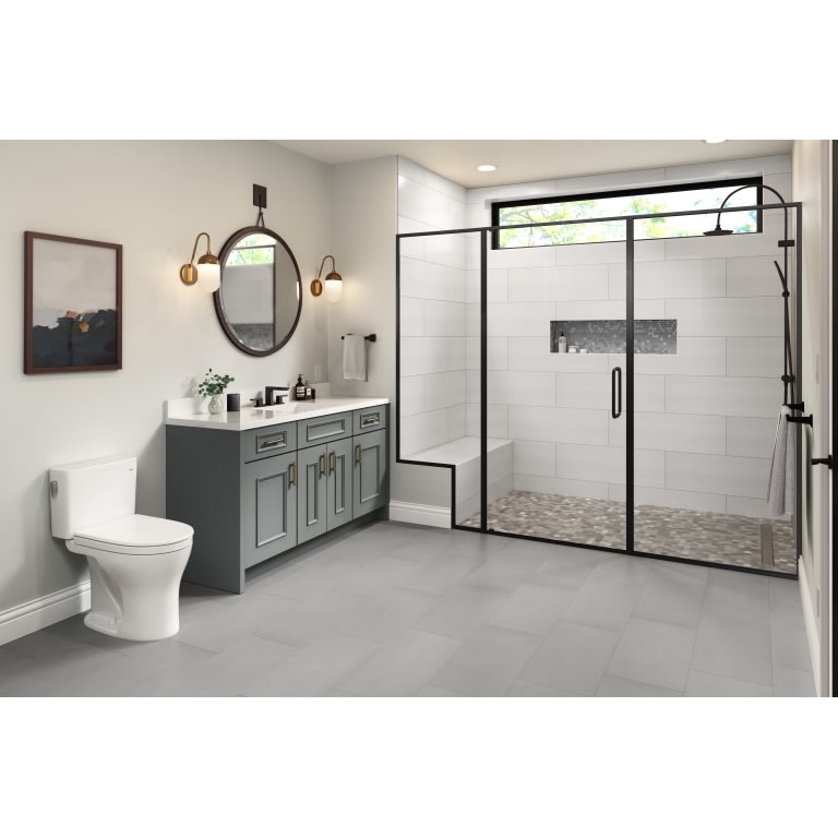 METRO GRAY 2" HEX MIX MO/1212