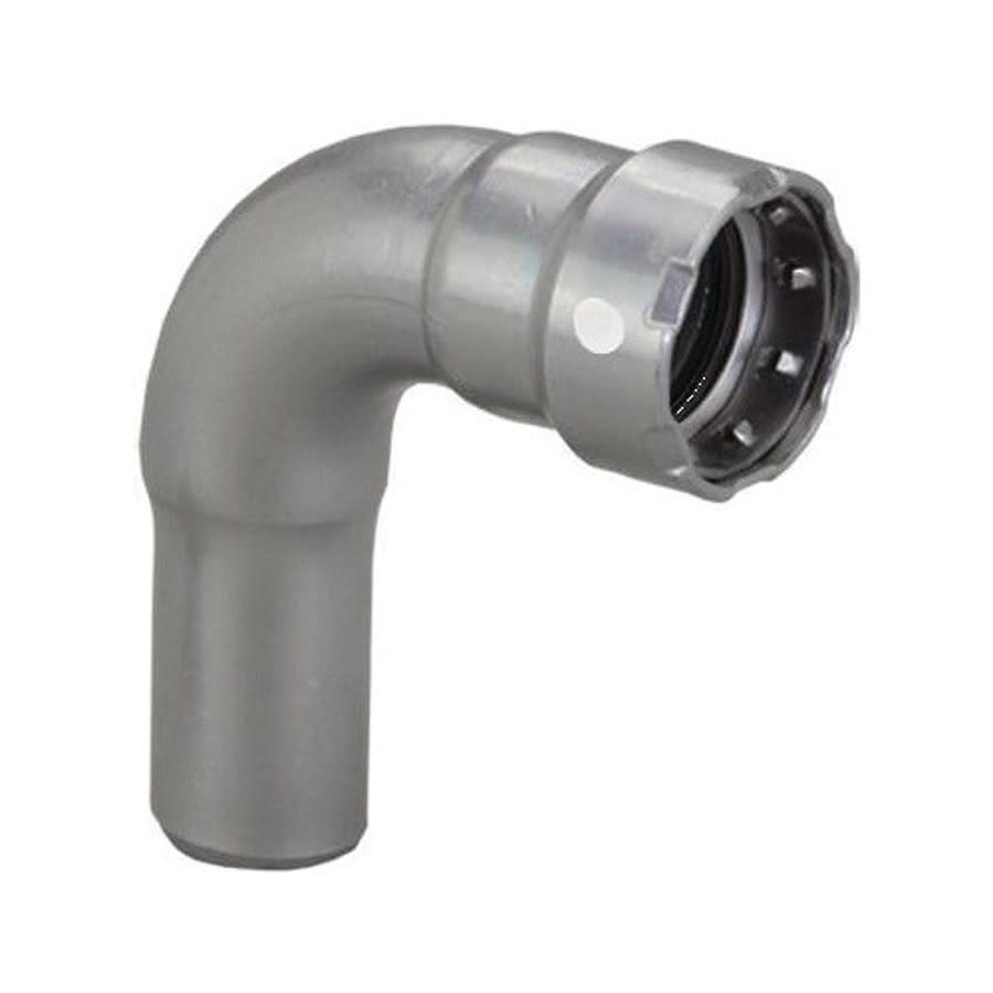 Carbon Steel Street 90 deg Elbow, 1-1/2 in, Fitting x Press, Import