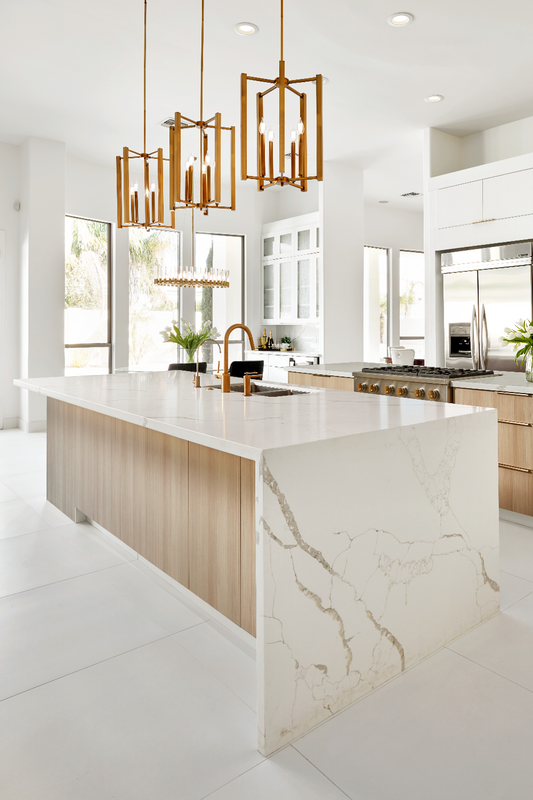 Calacatta Castana Marble Styles in Kitchen Design