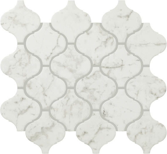 Mythique Marble Altissimo Matte Arabesque 3X3 Matte