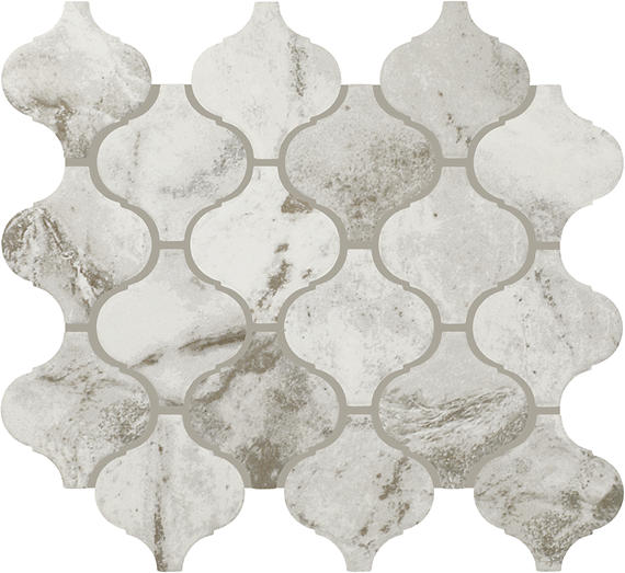 Mythique Marble Majestic Matte Arabesque 3X3 Matte