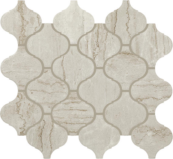 Mythique Marble Botticino Matte Arabesque 3X3 Matte