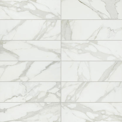 Platinum Magnolia Rectangle 6X18 Glossy