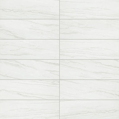 Platinum Oyster Rectangle 6X18 Glossy
