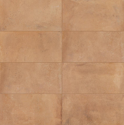 Rekindle Terracotta Herringbone 2X6 Matte