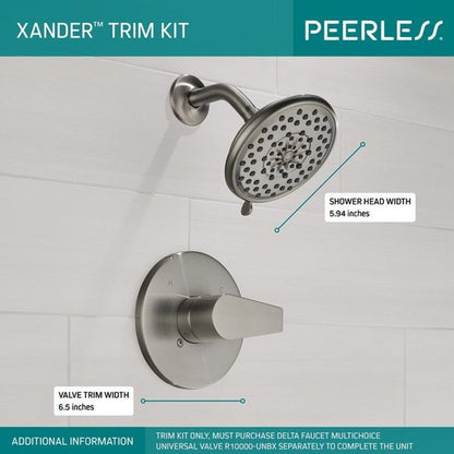 Xander® Pressure Balanced Shower Trim, ADA, Brushed Nickel