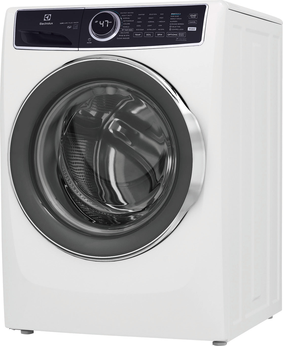 4.5 cu. ft. Stackable Front Load Washer in White with LuxCare Plus Wash System, Pure Rinse and 15-minute Fast Wash