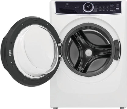 4.5 cu. ft. Stackable Front Load Washer in White with LuxCare Plus Wash System, Pure Rinse and 15-minute Fast Wash