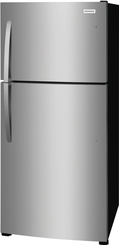 30 in. 20 cu. ft. Freestanding Top Freezer Refrigerator in Stainless Steel Energy Star