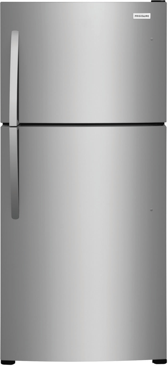 30 in. 20 cu. ft. Freestanding Top Freezer Refrigerator in Stainless Steel Energy Star