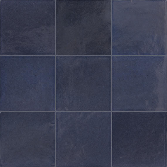 Zellige Neo China Square, Undulated 4X4 Glossy