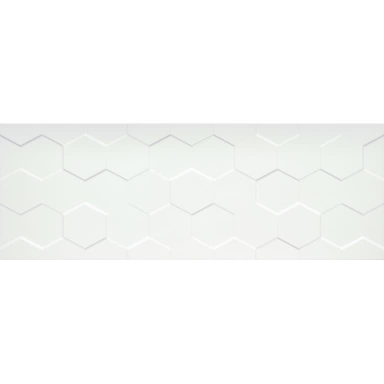 CENTER HEX WHITE 13X36